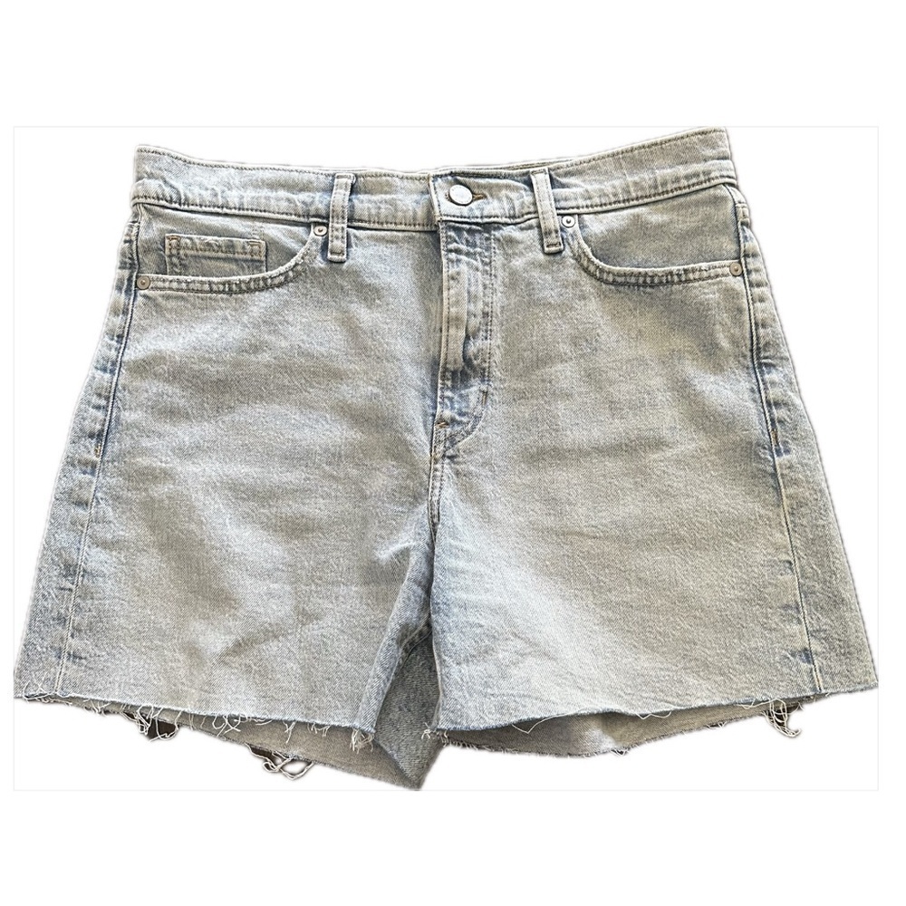 BANANA REPUBLIC Raw Hem High Rise Girlfriend Denim Shorts